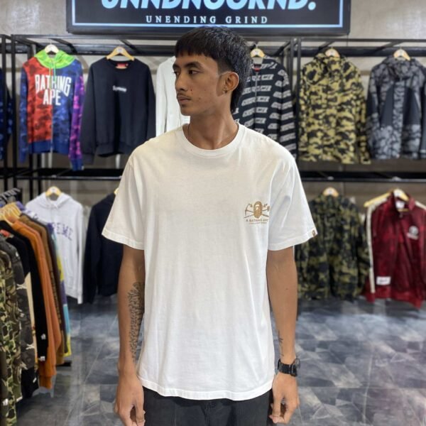 BAPE Parallel White Tee (XL)