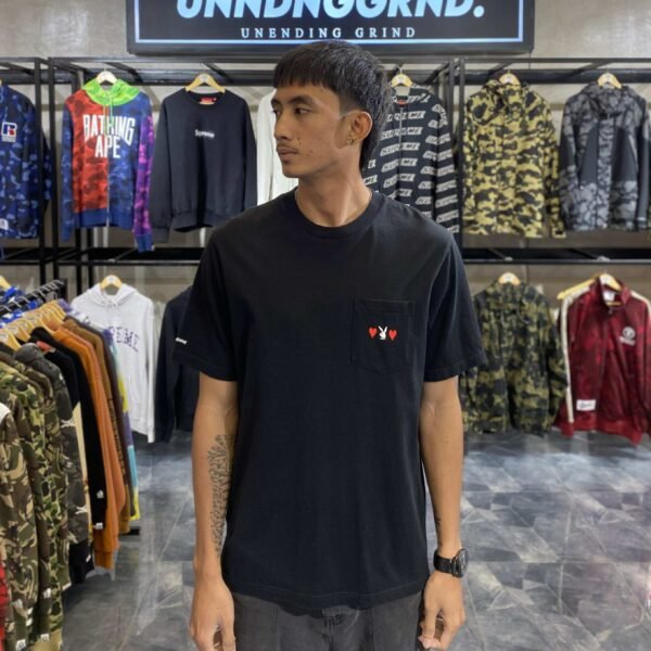 SUPREME PLAYBOY Pocket Black Tee (Medium) - SOLD