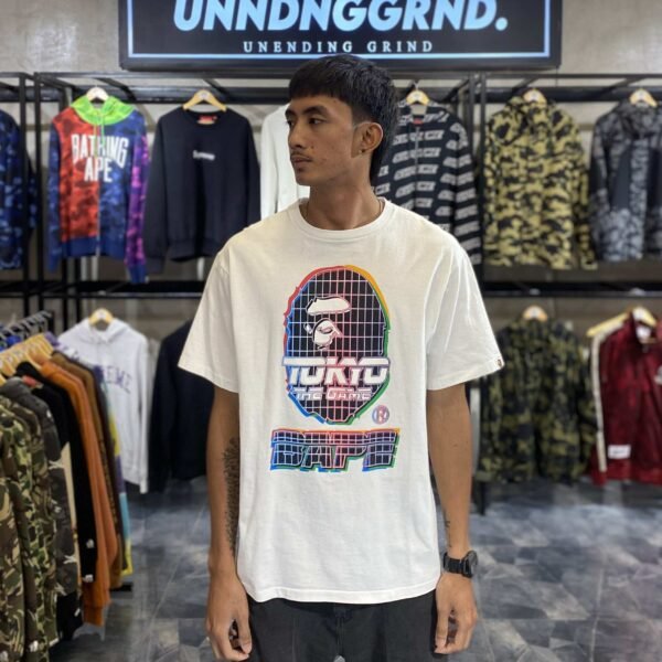 BAPE Tokyo The Game Multi-Head White Tee (XL) - SOLD