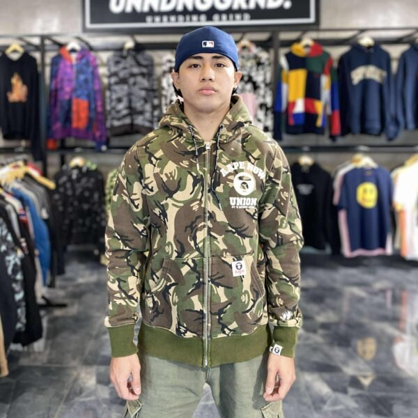 AAPE Union Green Camo Hoodie (Medium) - SOLD