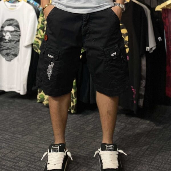 AAPE Black Cargo Shorts (Medium) - SOLD