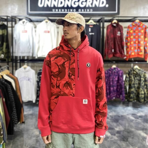 BRANDNEW AAPE Red Camo Hoodie (XL) - SOLD
