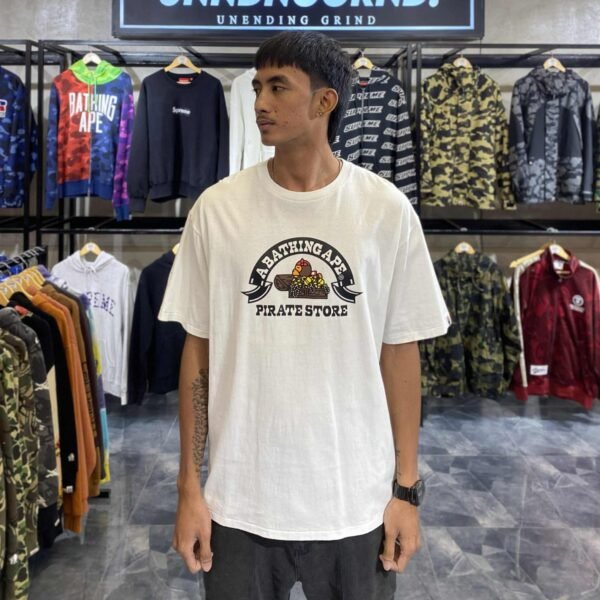 BAPE 2011 Pirate Store Baby Milo White Tee (2XL) - SOLD