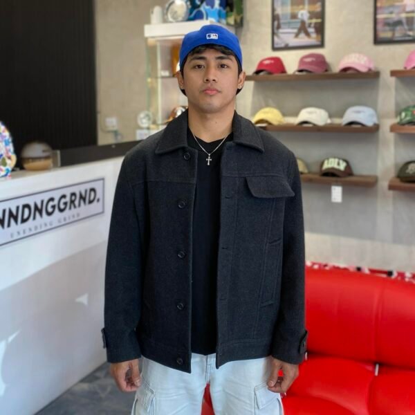 BALENCIAGA Black Wool Jacket (3)