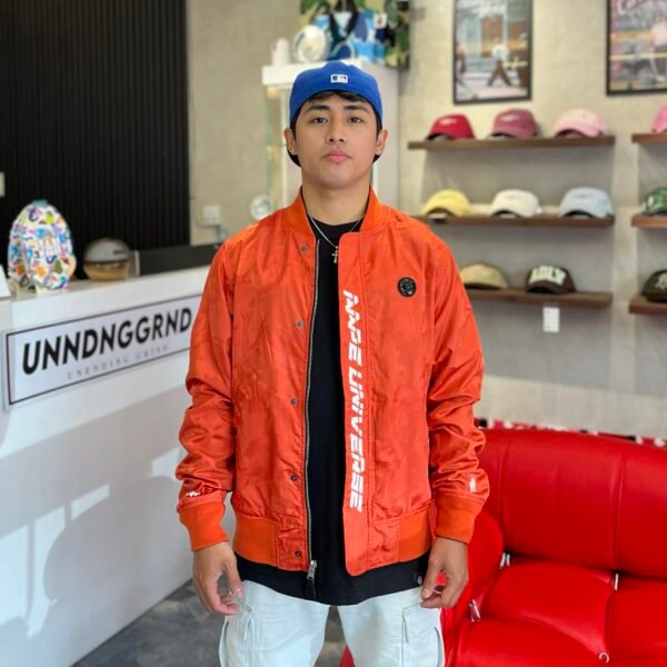 AAPE Orange Reversible Bomber Jacket (Medium) - SOLD