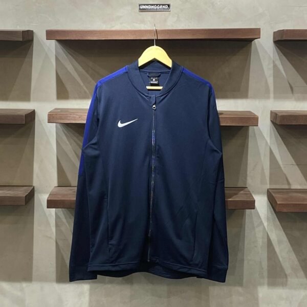 NIKE Dri Navy Blue  Zip Up (XL)