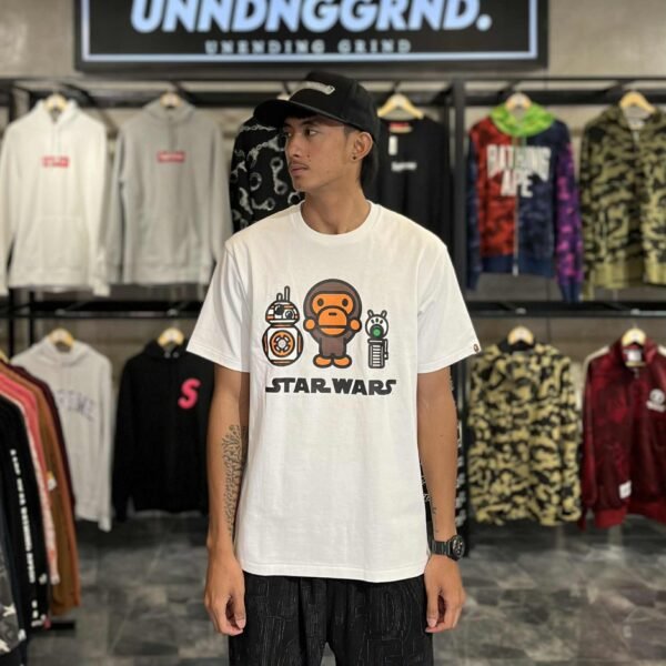 BRANDNEW BAPE x STAR WARS White Tee (Large) – SOLD