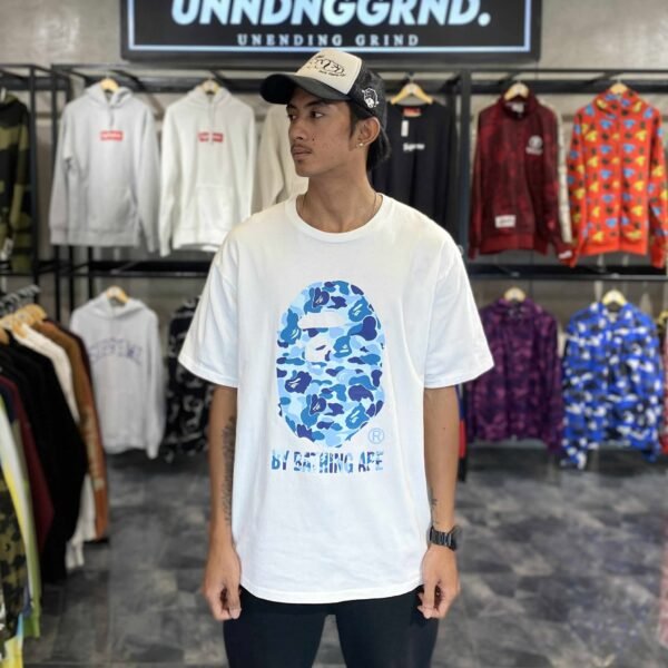 BAPE ABC Camo Big Ape Head White Tee (2XL) - SOLD