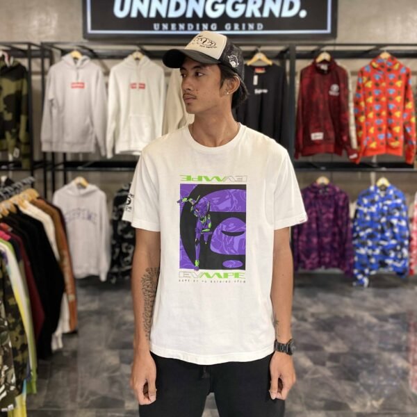 AAPE x EVA Racing White Tee (Large) – SOLD