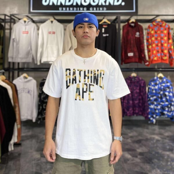 BAPE 1st Camo NYC White Tee (Large) - SOLD