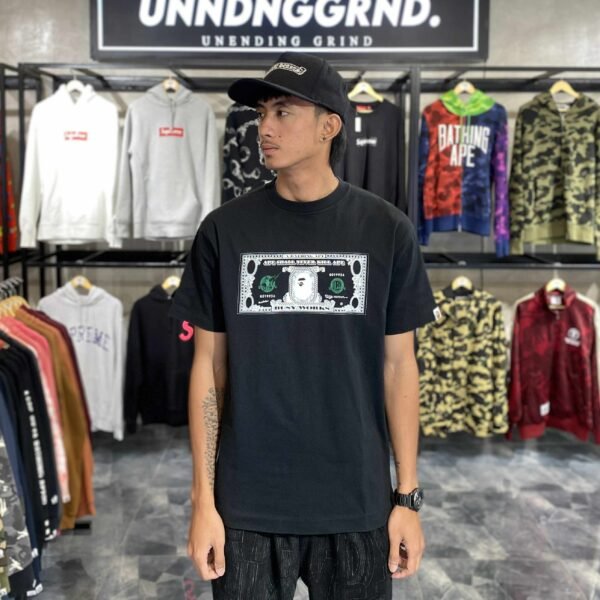BAPE Money Dollar Black Tee (Large) - SOLD