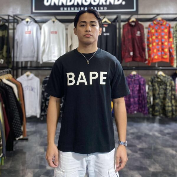 BAPE Ursus General Big Logo Black Tee (Medium) - SOLD