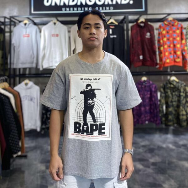 BAPE Hunting Gray Tee (Large)