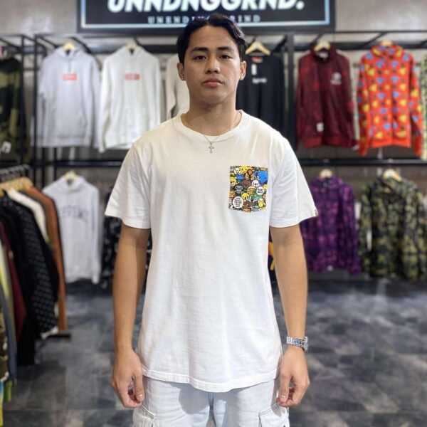 BAPE Baby Milo Safari White Pocket Tee (Medium) - SOLD