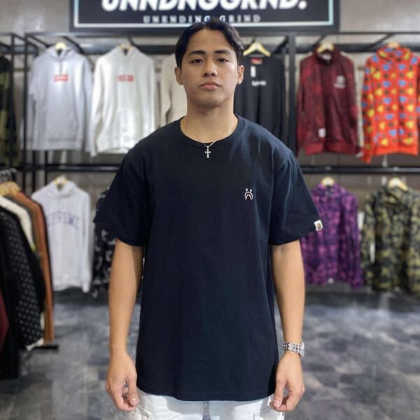 BAPE Shark 1point Logo Black Tee (Large) - SOLD