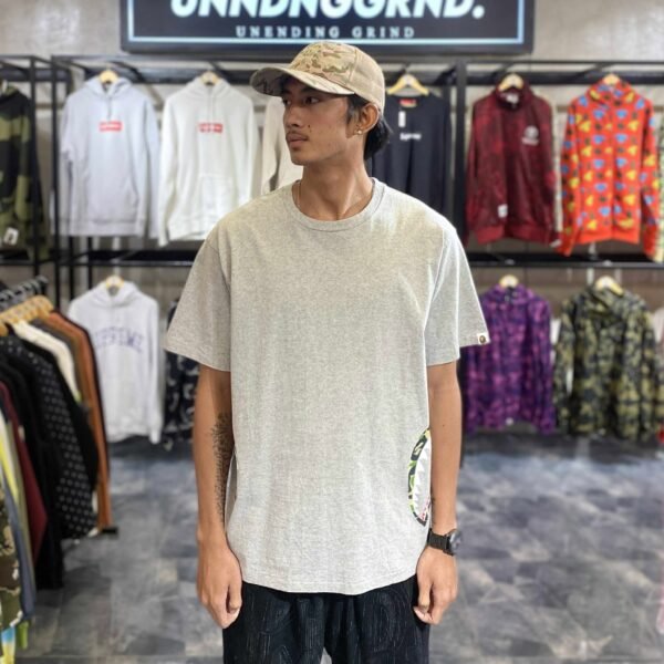 BAPE Shark Side Gray Tee (XL) - SOLD