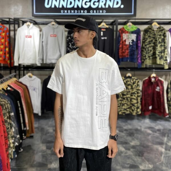 BAPE Space White Tee (Large)