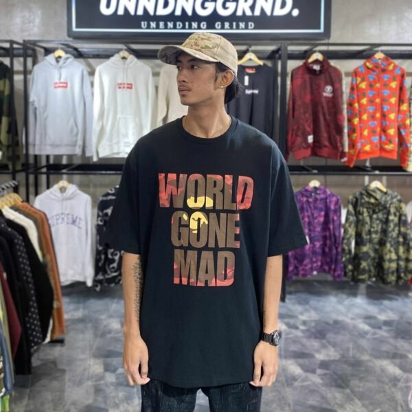 BRANDNEW World Gone Mad Black Tee (3XL) - SOLD