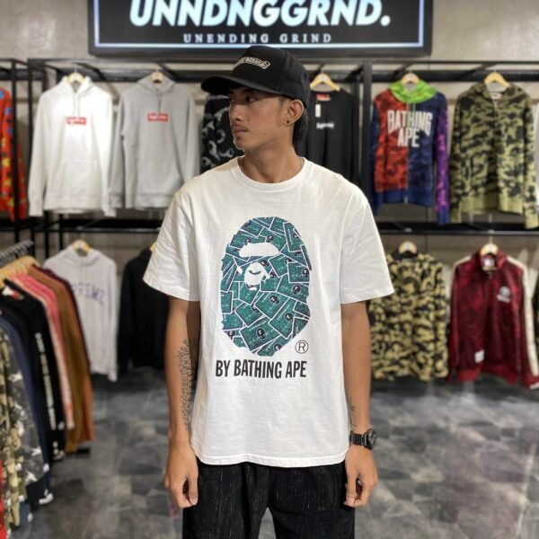 BAPE Credit Card Graphic White Tee (XL) - SOLD