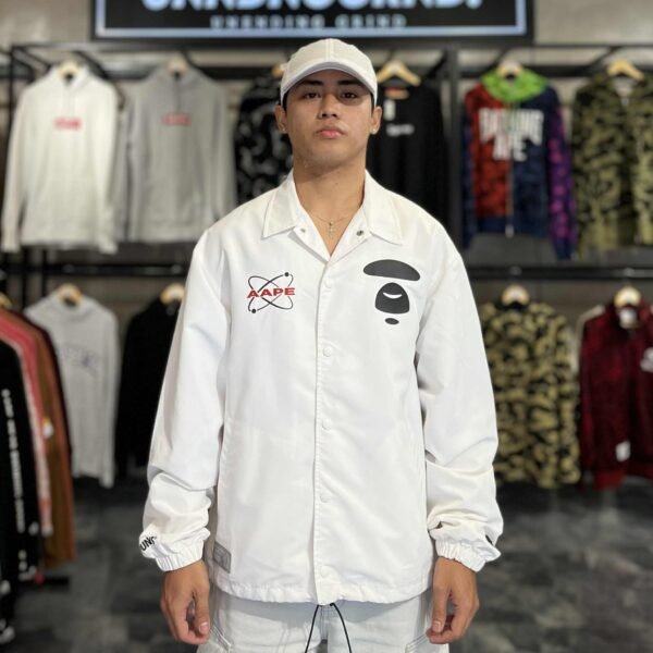 AAPE White Coach Jacket (Small) – SOLD