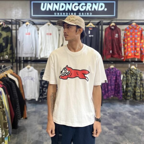 BRANDNEW BBC ICE CREAM Running Dog Red White Tee (Large) - SOLD