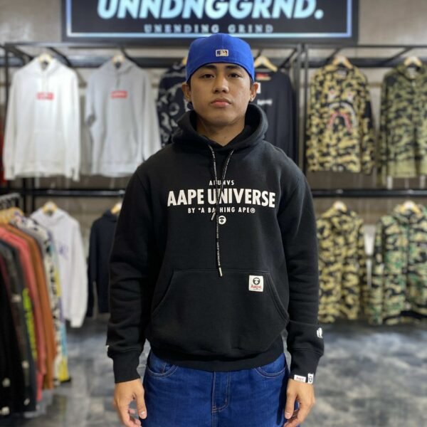 AAPE Universe Black Hoodie (Large) - SOLD