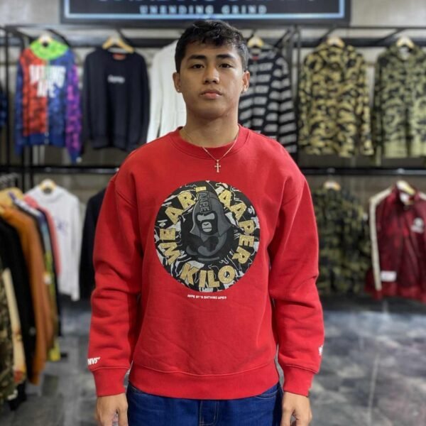 AAPER Red Crewneck (S) - SOLD