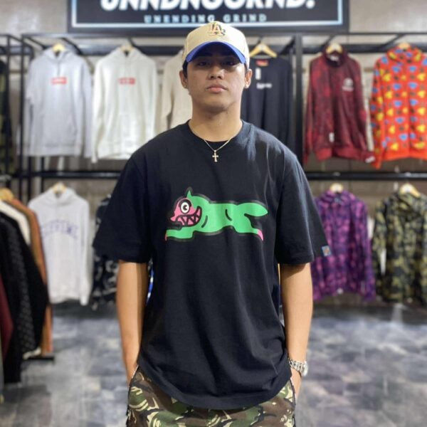 BRANDNEW BBC ICE CREAM Running Dog Green Black Tee (Large) - SOLD