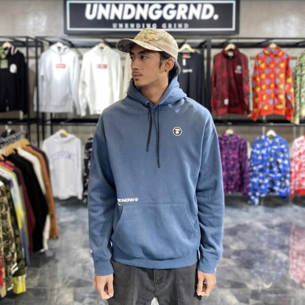 AAPE Now Blue Hoodie (Large) - SOLD