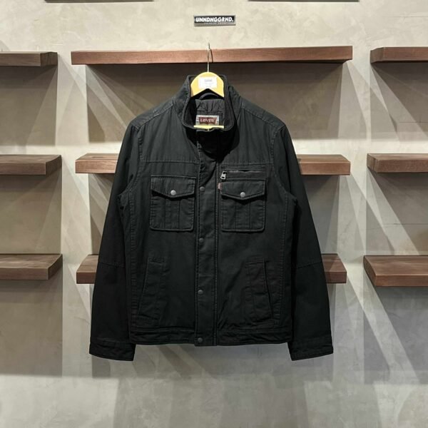 LEVIS Black Denim Jacket (Small) - SOLD