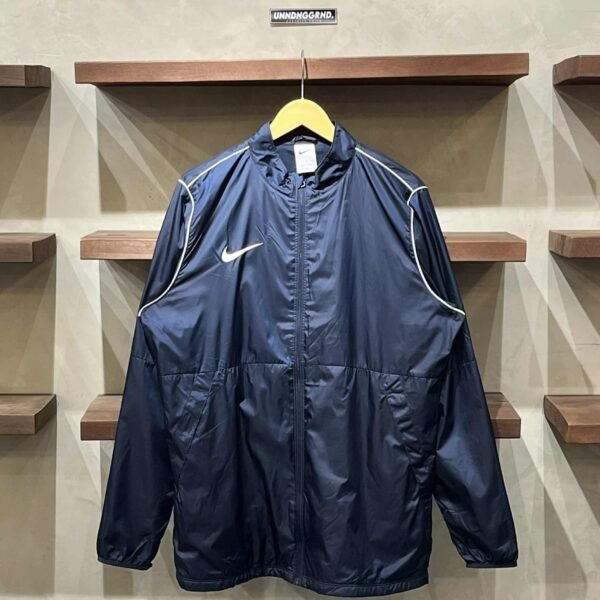 NIKE Navy Blue Windbreaker (Large)