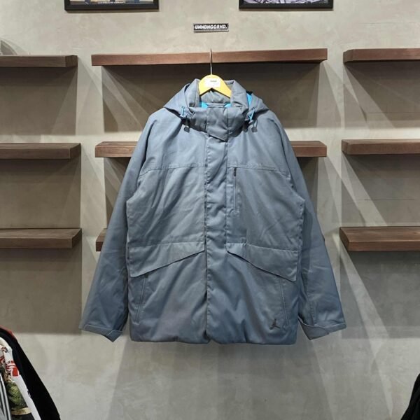 Jordan Flight Gray Puffer Jacket (Large)