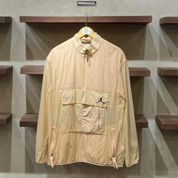 JORDAN Peach Half Zip Windbreaker (Medium) - SOLD