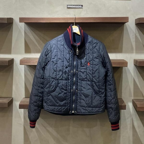 RL Navy Semi Puffer Women (Small)