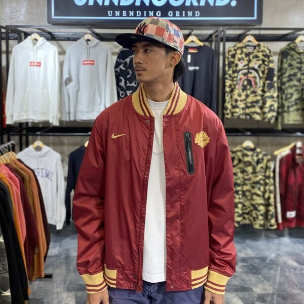 NIKE Heroes Maroon Varsity Jacket (3XL)