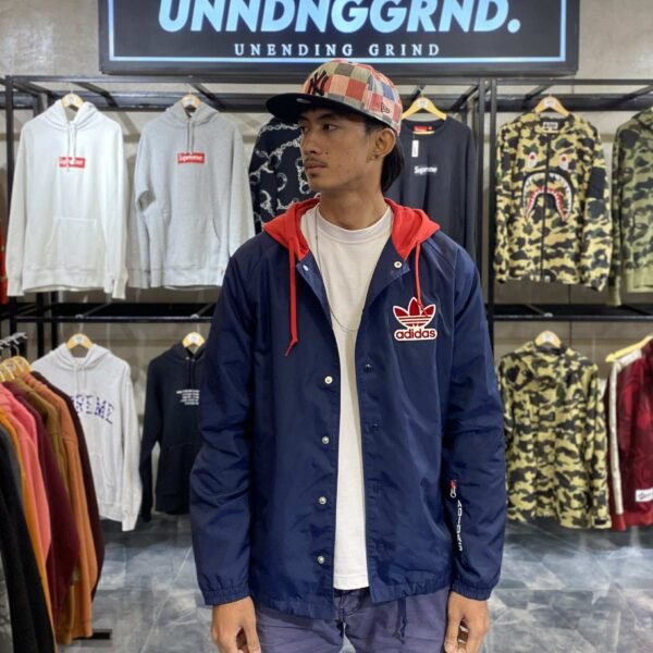 ADIDAS Navy Varsity W/ Hood (XL) - SOLD