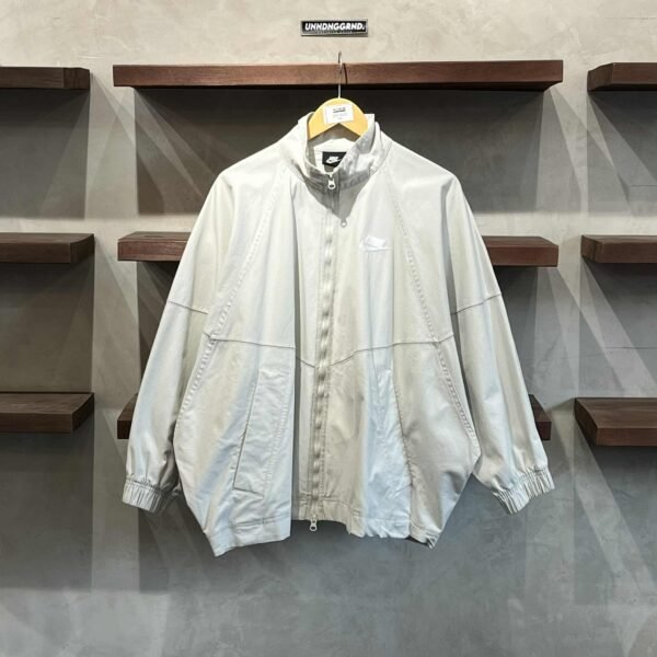 NIKE NSW Denim Nude Boxy Zip Up (Medium)