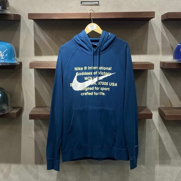 NIKE Int. Goddess Blue-Green Hoodie (Large) - SOLD