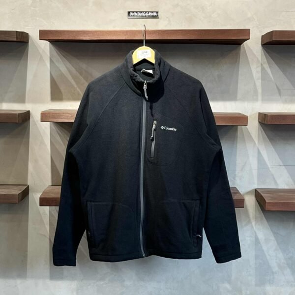 COLUMBIA Dark Gray Fleece Zip Up (Medium)
