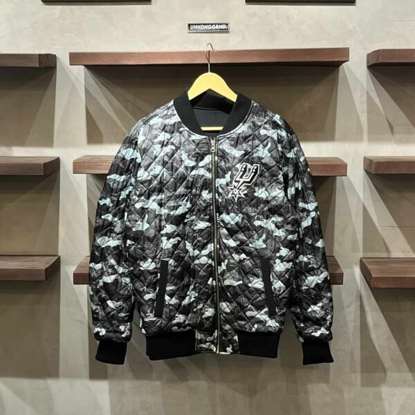 NBA Spurs Reversible Bomber Jacket (Large)