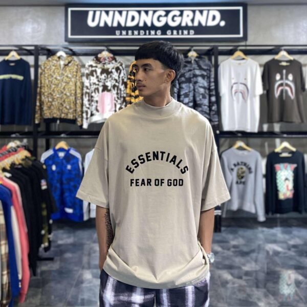 BRAND-NEW ESSENTIALS Dusty Beige Tee (SS24) (Small) – SOLD