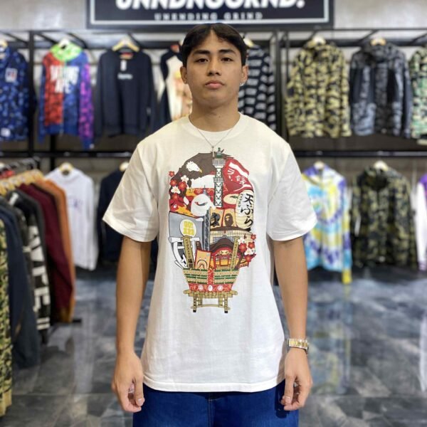 BRANDNEW BAPE Fukuoka White Tee (Medium) - SOLD