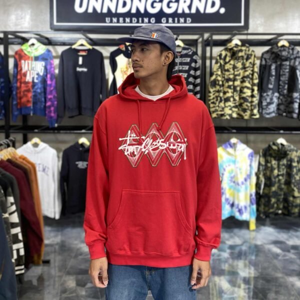 STUSSY x CLOT x SUBCREW Red Hoodie (Large)