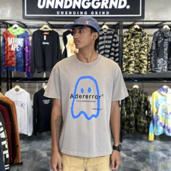 ADER ERROR Ghost Gray Tee - SOLD