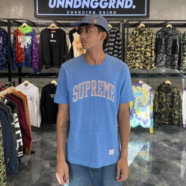 SUPREME Arc Crew Blue Tee (Medium) - SOLD