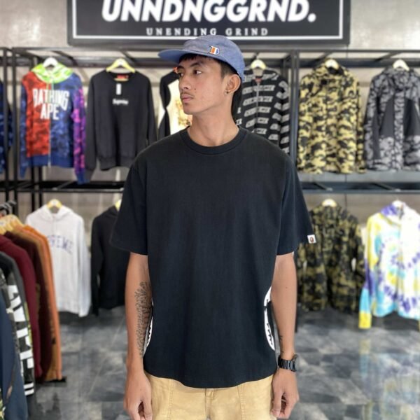 BAPE Camo Side Shark Black Tee (Medium) - SOLD