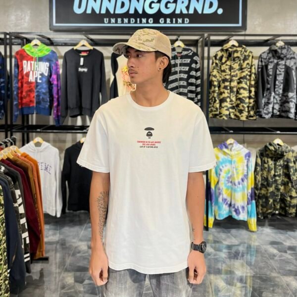 AAPE Universe White Tee (XL) - SOLD