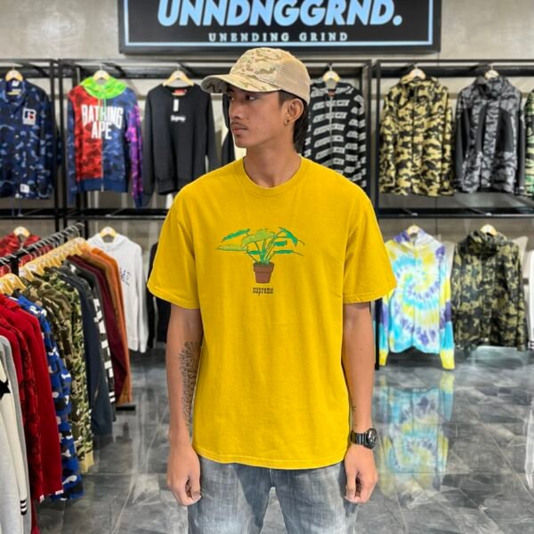 SUPREME Plant Tree Mustard Tee (Large) - SOLD