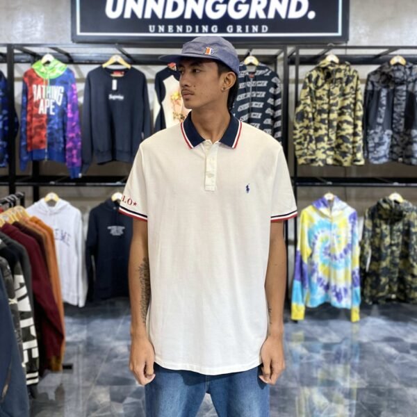 POLO Ralph Lauren White Polo Shirt (XL) - SOLD