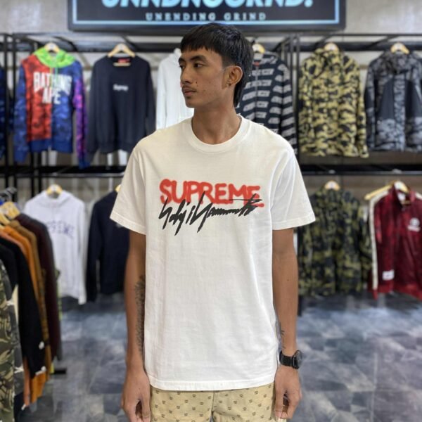 SUPREME Yohji Yamamoto White Tee (Medium) - SOLD